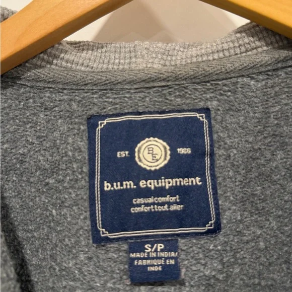 Vintage Gray Kids Zip-Up Hoodie - Picture 10 of 10